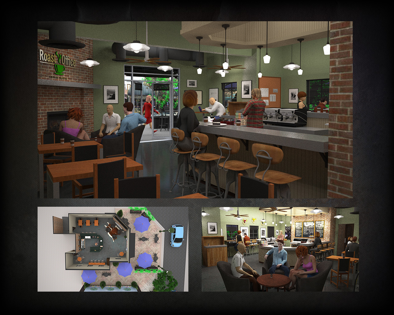 Studio Coffee Shop Set