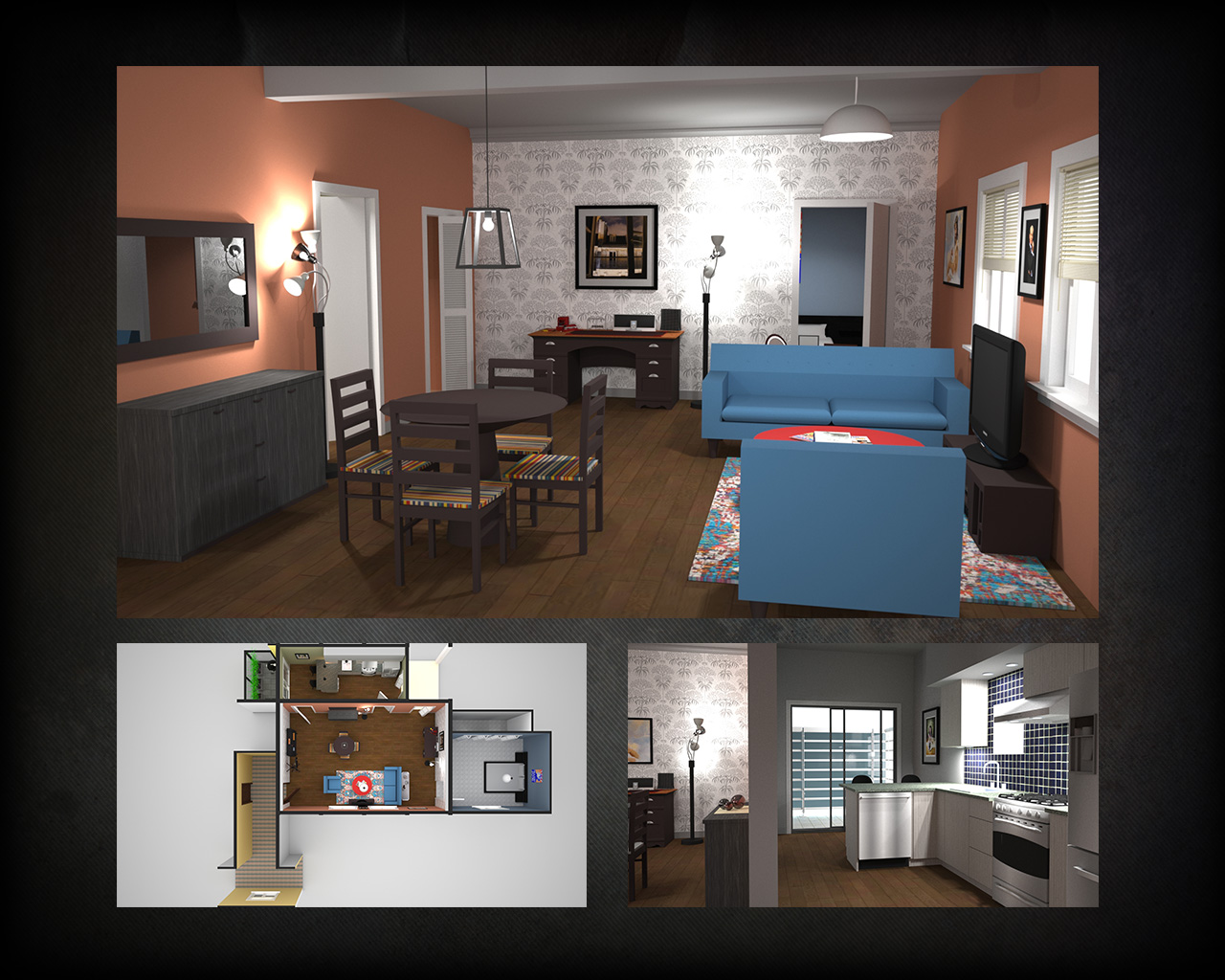 Studio Apartment Set