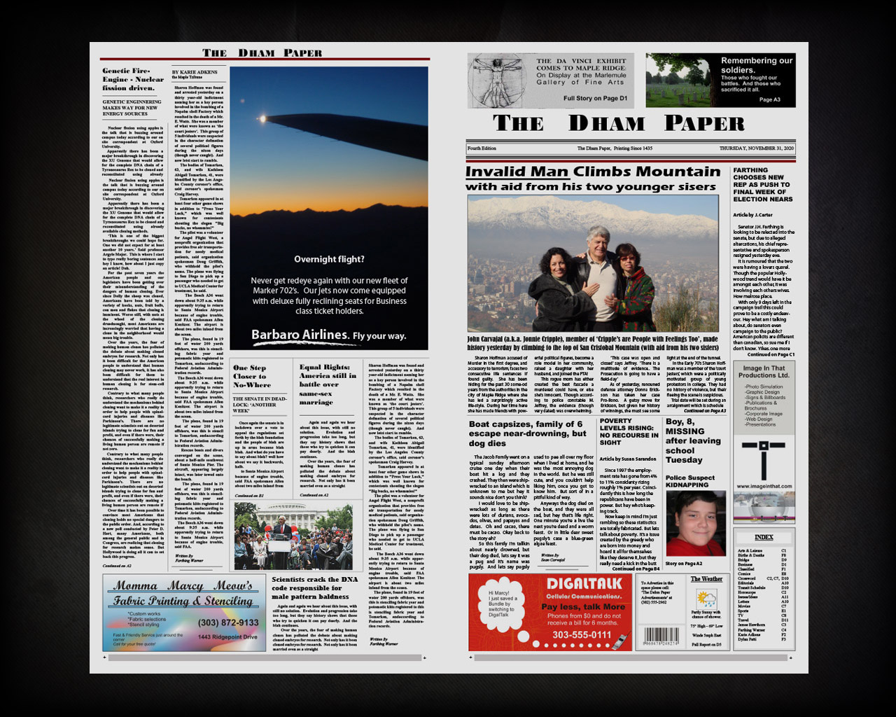 Newspaper Cover